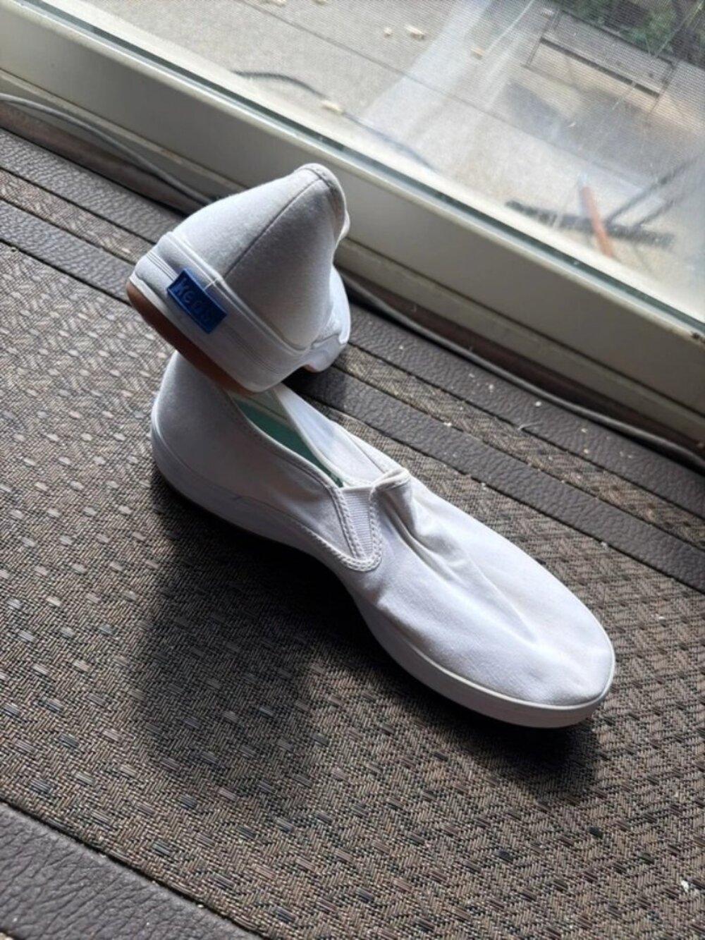 Keds White Slip-On Canvas Sneakers Women's Size US 10 UK 7.5 EU 41.0